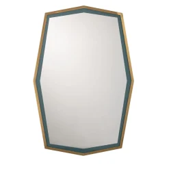 Specchio Esagonale in Ottone Urban