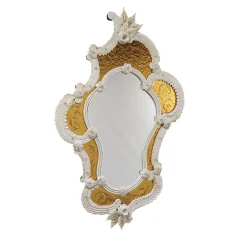 Specchio in vetro di Murano Tiepolo