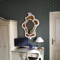 Specchio in vetro di Murano Tiepolo