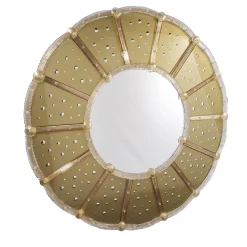 Specchio in vetro di Murano Sole