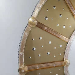 Specchio in vetro di Murano Sole