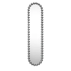 Specchio ovale cromato Gioiello di Nika Zupanc