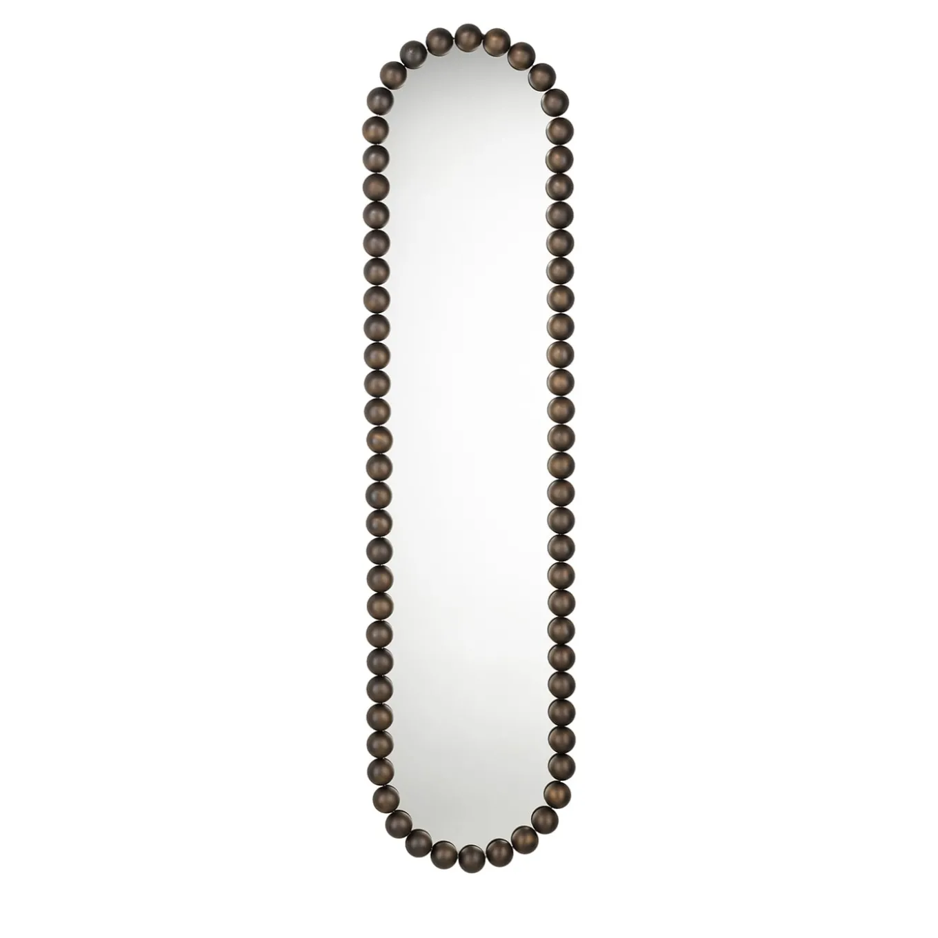 Specchio ovale in bronzo Gioiello di Nika Zupanc