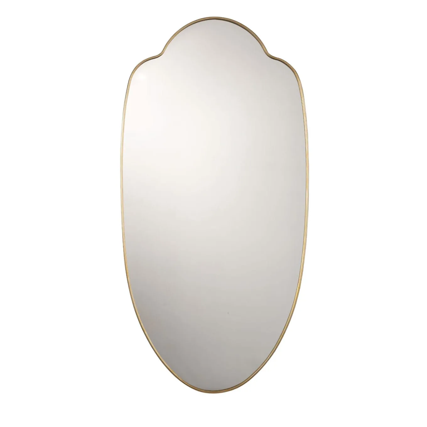 Specchio Ovale in Ottone Urban