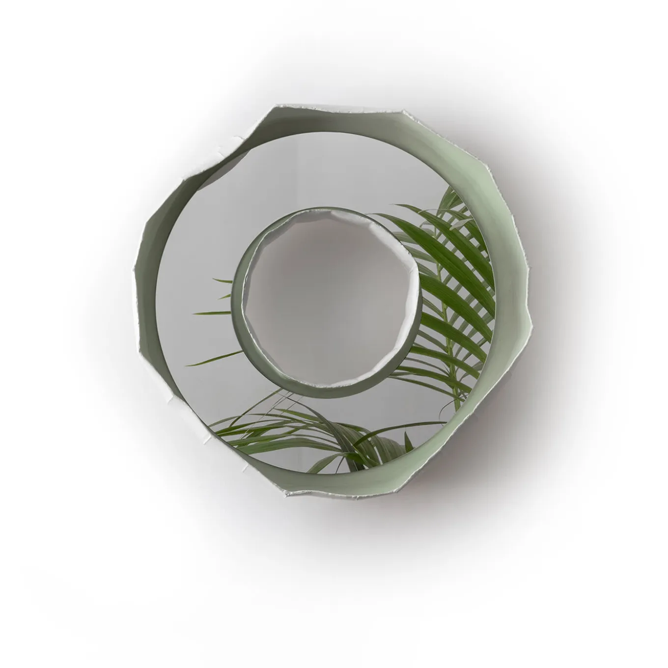 Specchio Reflections Ring Aura 50 Bianco e Verde