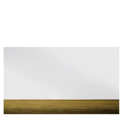 Specchio Rettangolare Orizzonte Decorato con Resina Spatolata Oro