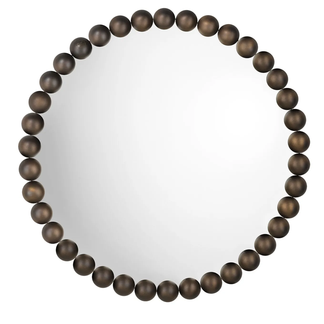 Specchio rotondo Gioiello in bronzo piccolo di Nika Zupanc