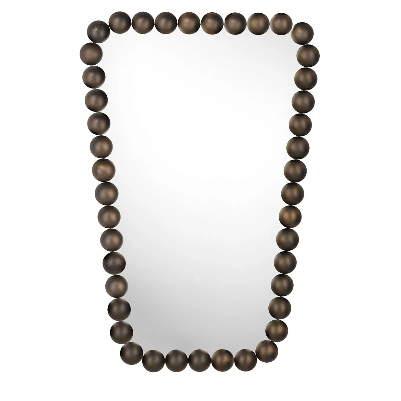 Specchio trapezoidale in bronzo Gioiello di Nika Zupanc