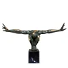 Statuetta di bronzo del sommozzatore maschio