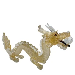 Statuetta di drago cinese in oro
