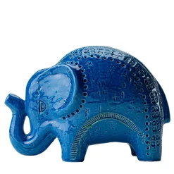 Statuetta Elefante Blu di Aldo Londi