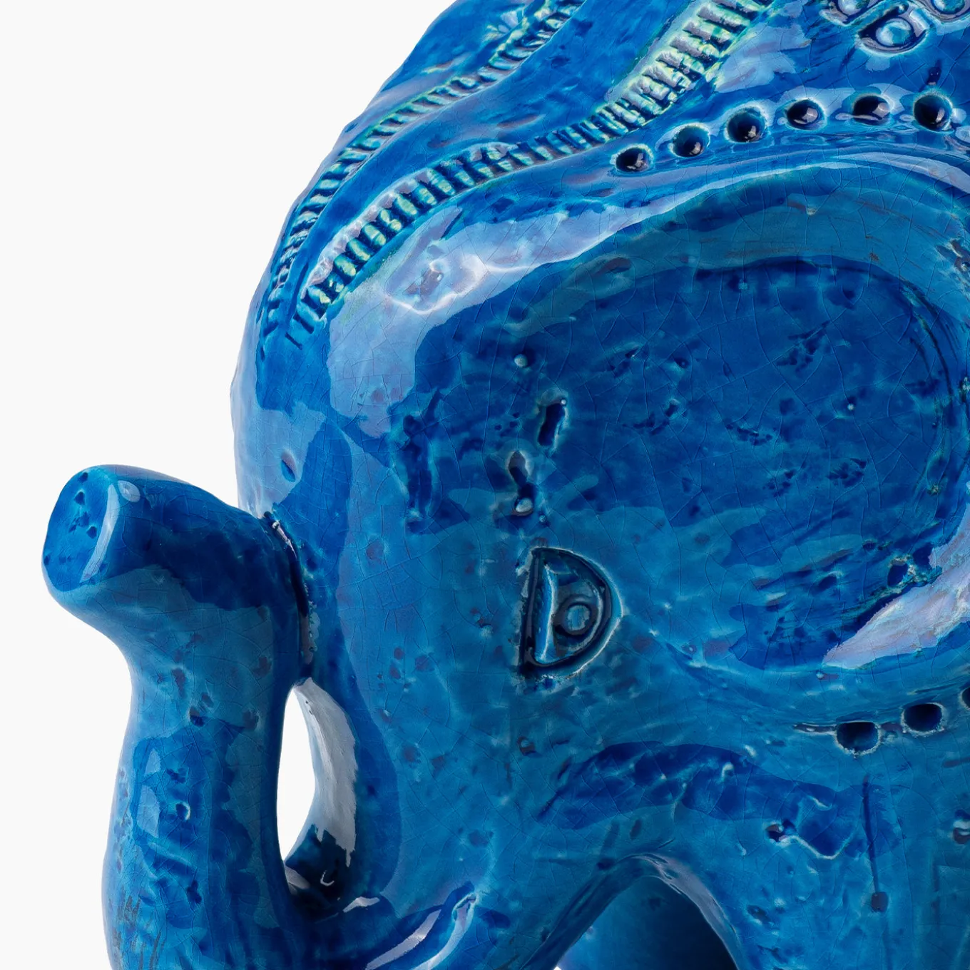 Statuetta Elefante Blu di Aldo Londi