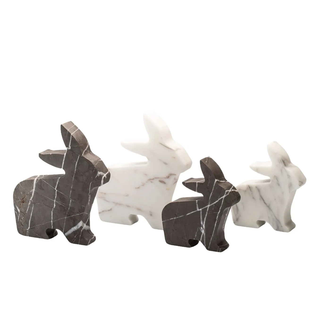 Statuetta grigia Bunny di Alessandra Grasso