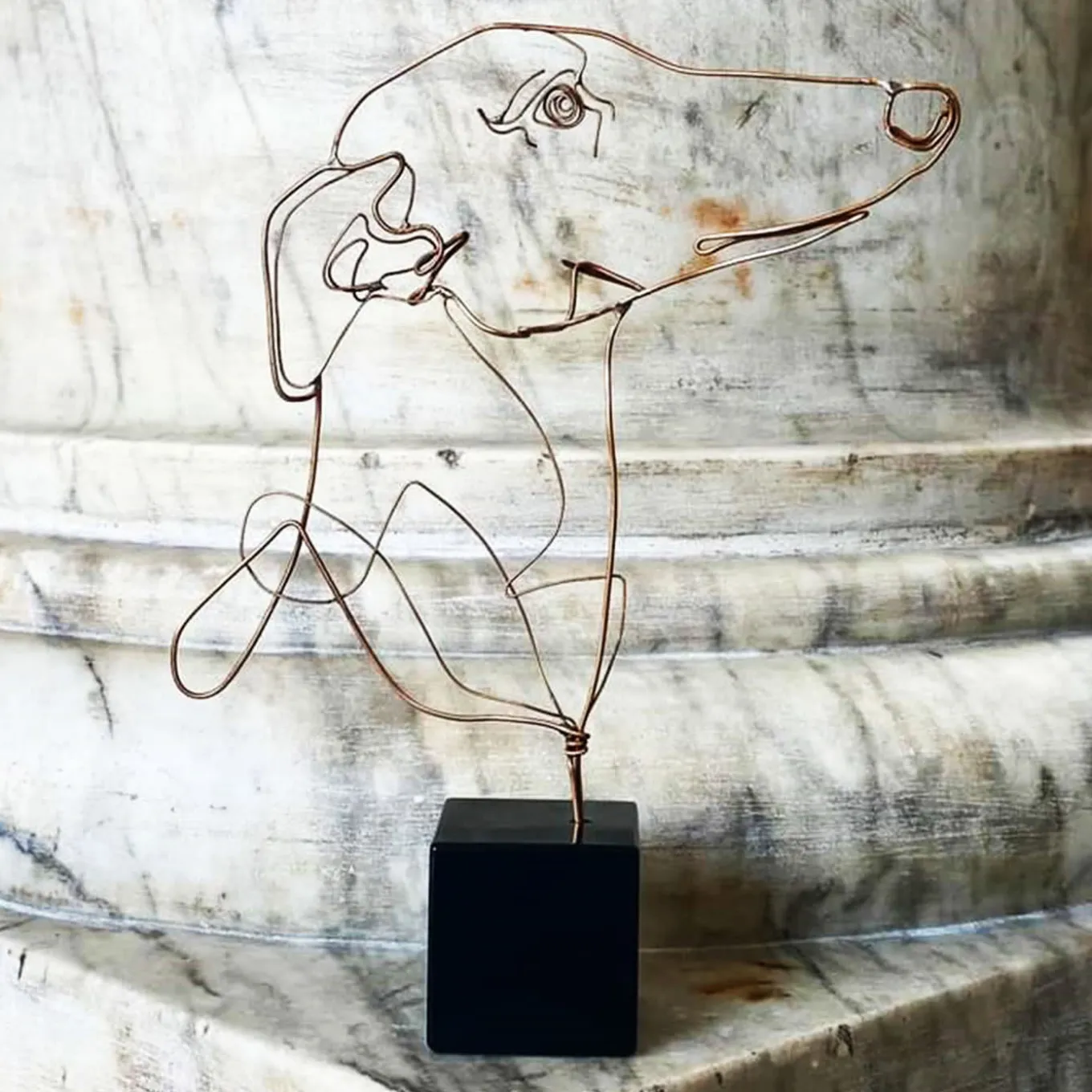 Statuetta Levrier