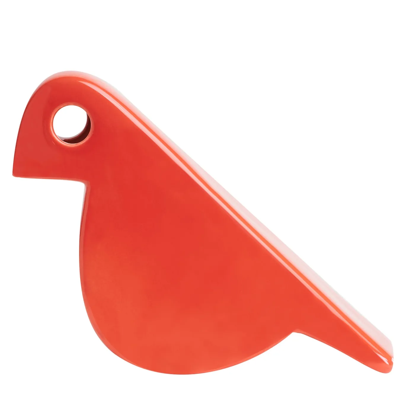 Statuetta Rosso Corallo dell'Uccellino