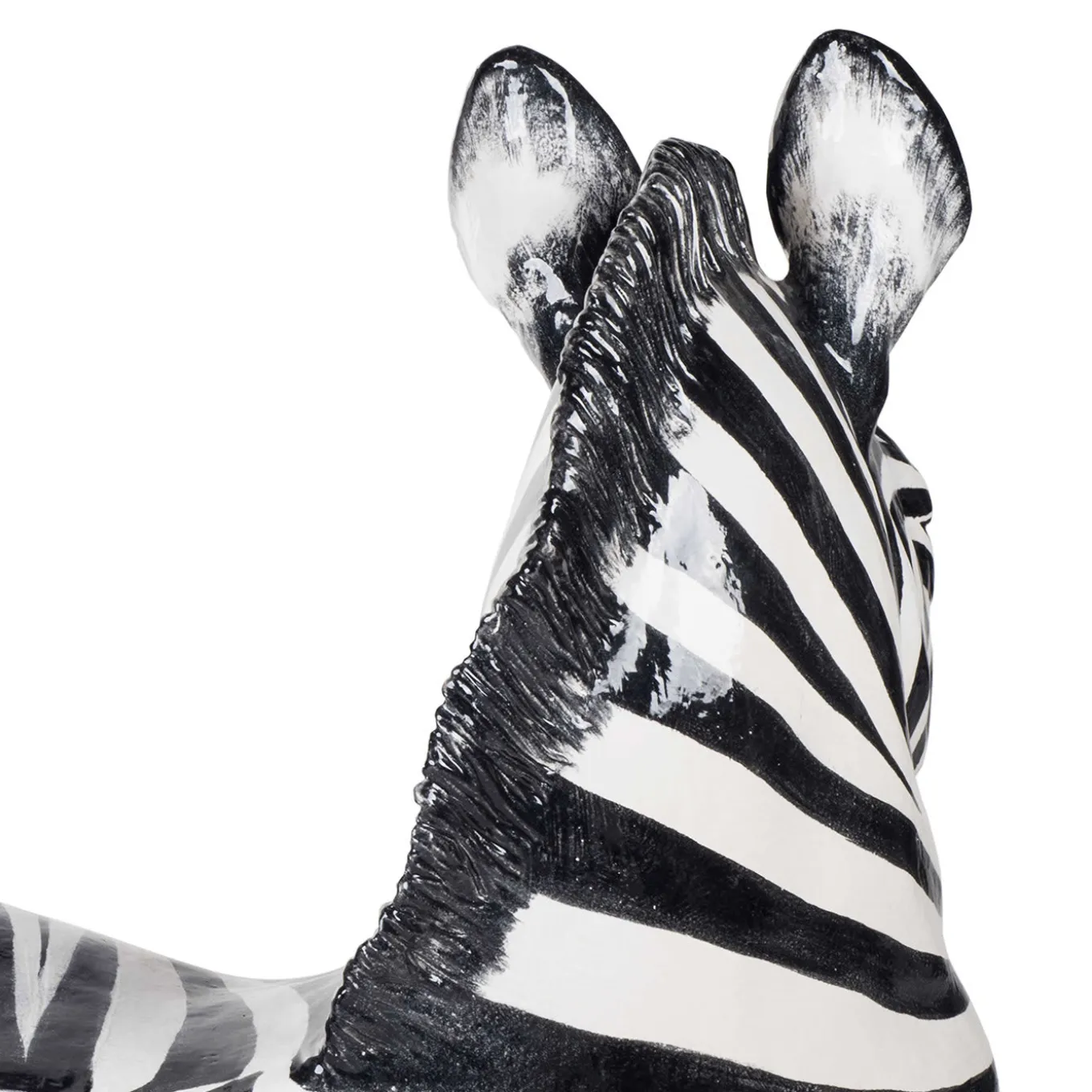 Statuetta Zebra in ceramica
