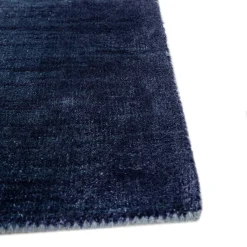 Tappeto Annodato A Mano Antique Blue & Denim Blue