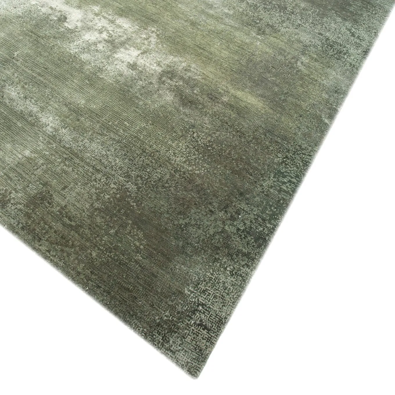 Tappeto Annodato A Mano Forest Green