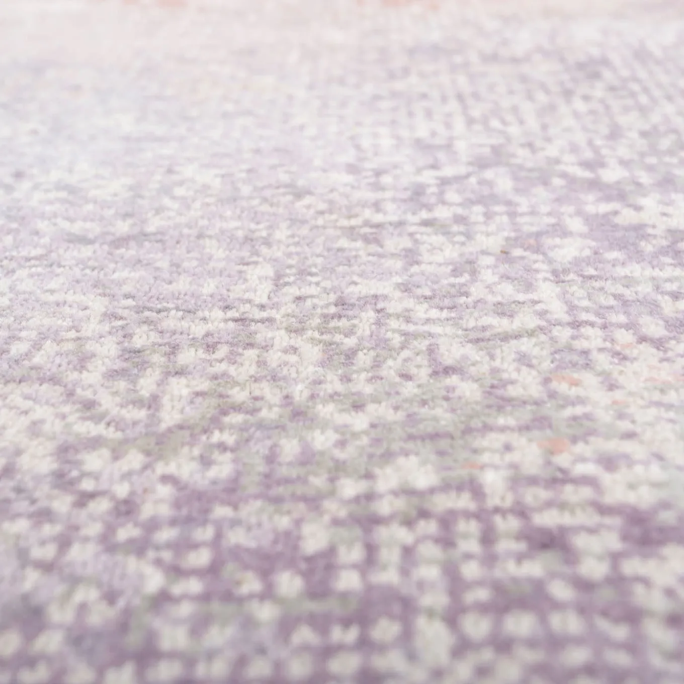 Tappeto Annodato A Mano Lavender Haze & Silver Pink