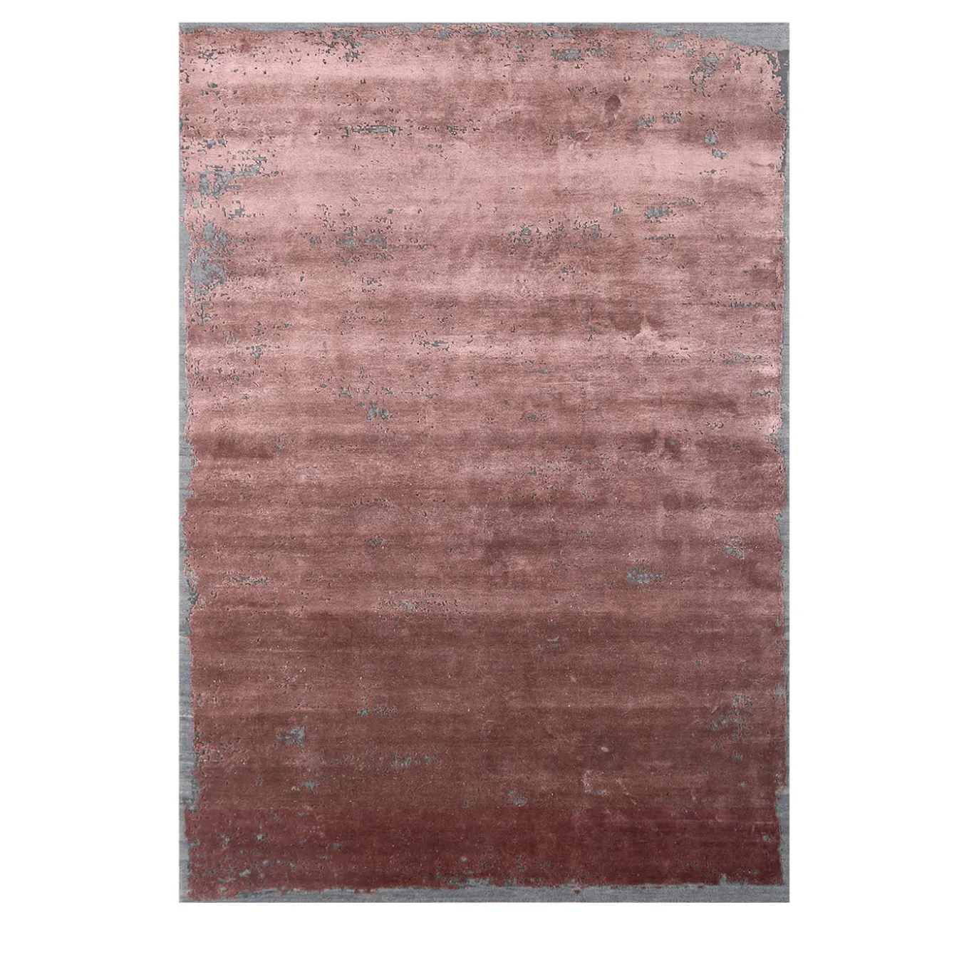 Tappeto Annodato a Mano Rustic Reverie Espresso e Grigio Medio