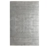 Tappeto Bamboo Shaded rettangolare in seta di bamboo Grigio