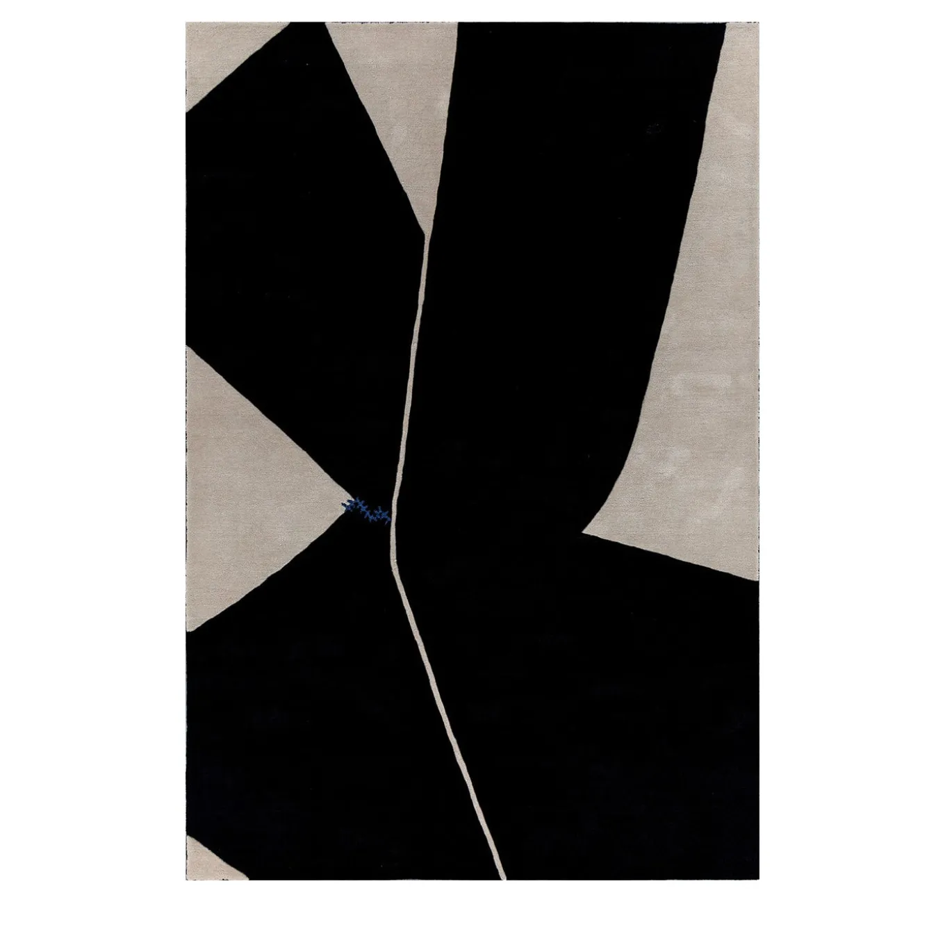 Tappeto Cross Section Ebony White di Keith Pillow da Daaa Haus