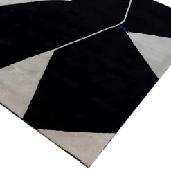 Tappeto Cross Section Ebony White di Keith Pillow da Daaa Haus