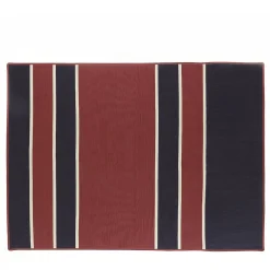 Tappeto da esterno rosso e blu di Antonio Marras