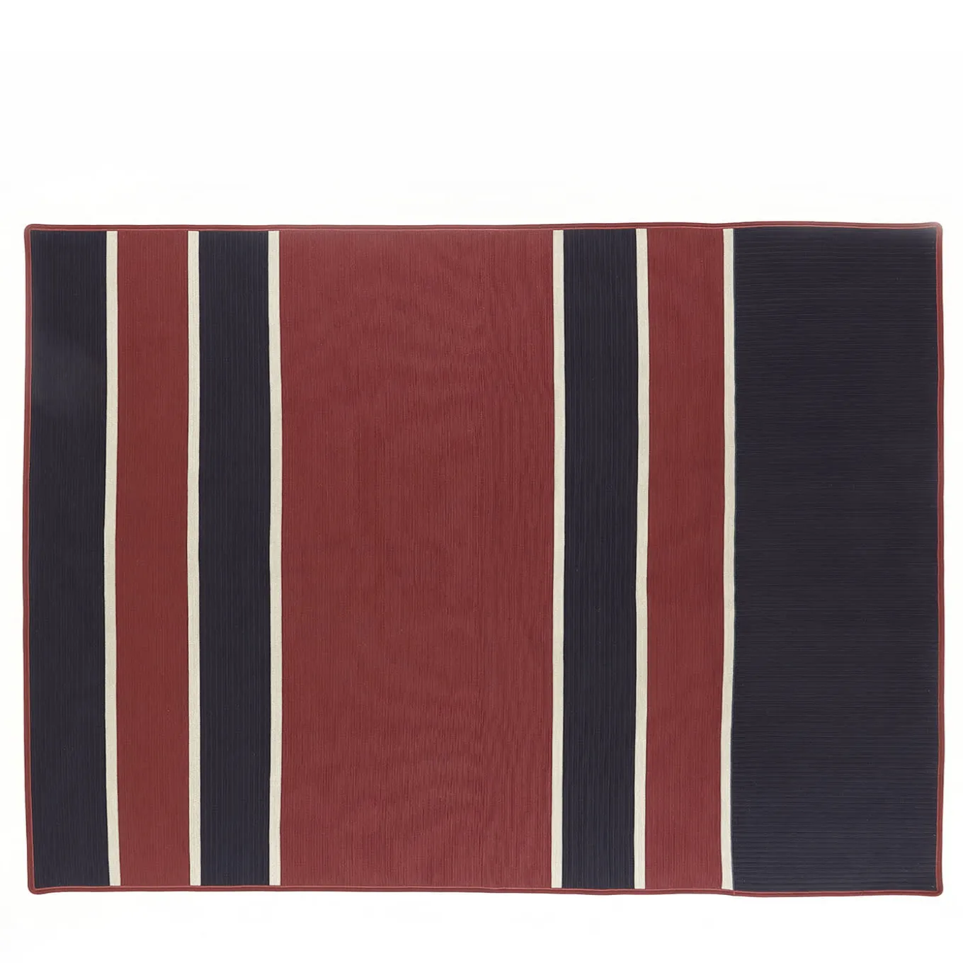 Tappeto da esterno rosso e blu di Antonio Marras