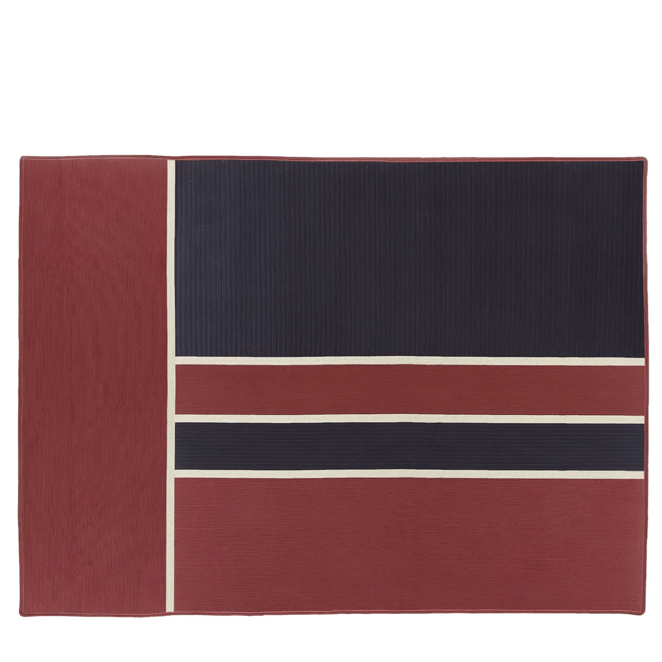 Tappeto da esterno versione 4 Rosso & Blu di Antonio Marras