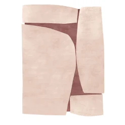 Tappeto in lana rosa ruggine Atlas AT02