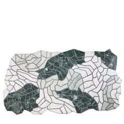 Tappeto in marmo asimmetrico Vague di Zanellato-Bortotto Studio