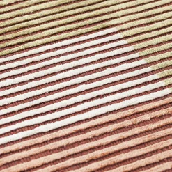 Tappeto in viscosa gialla Lines L5