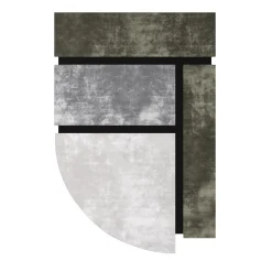 Tappeto Island Black Pepper #12 di Dainelli Studio
