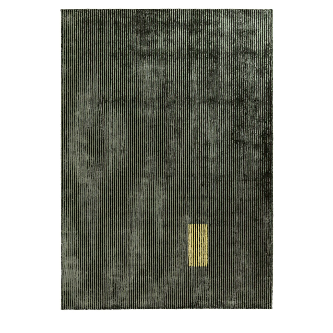 Tappeto Lines L6 in Viscosa Verde