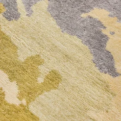 Tappeto Loft L511A in seta di bamboo dorata