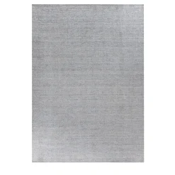 Tappeto Loom Mineral in lana e seta di bamboo grigio