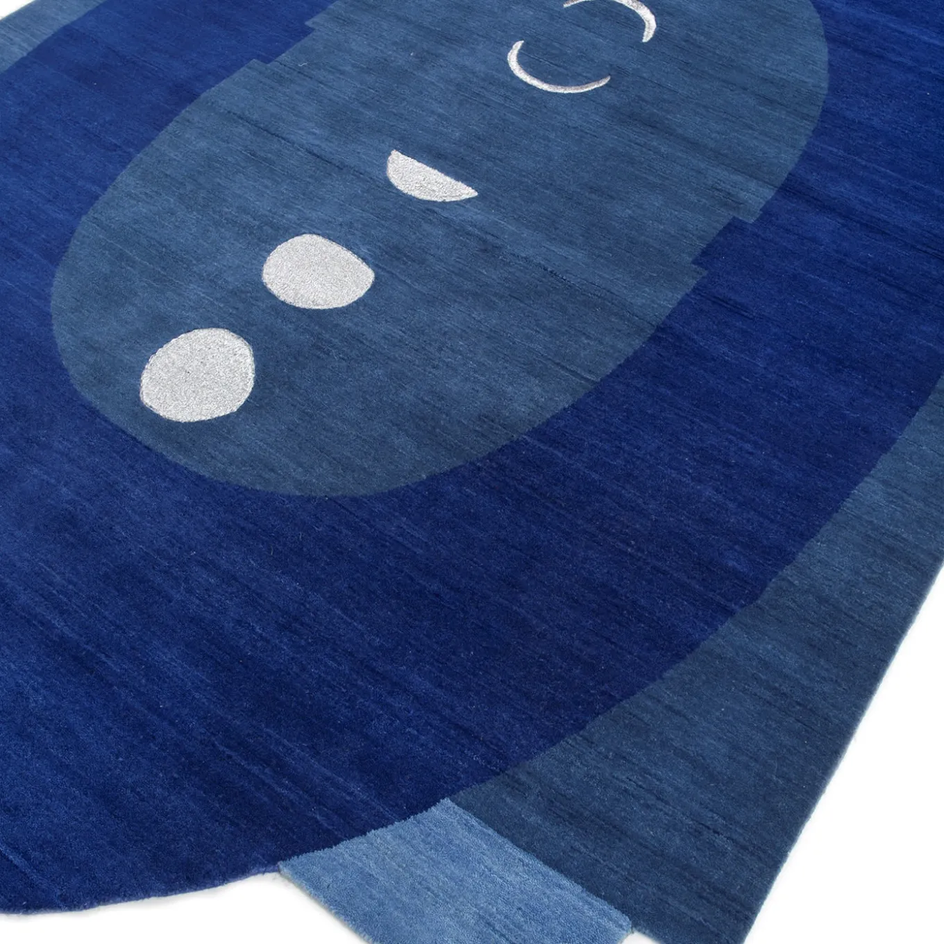 Tappeto Luna Dreamscape Twilight Blue annodato a mano