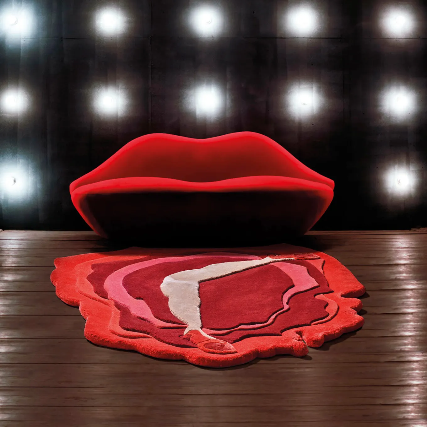 Tappeto Marilyn in edizione limitata design dello Studio Amebe