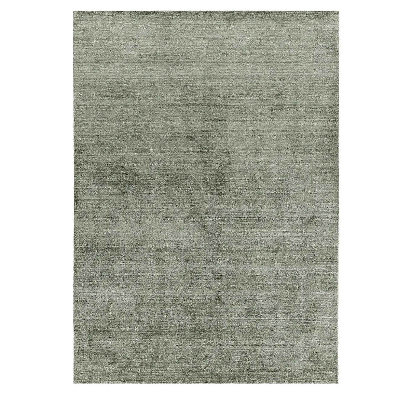 Tappeto Pure Woods in seta di bambù verde