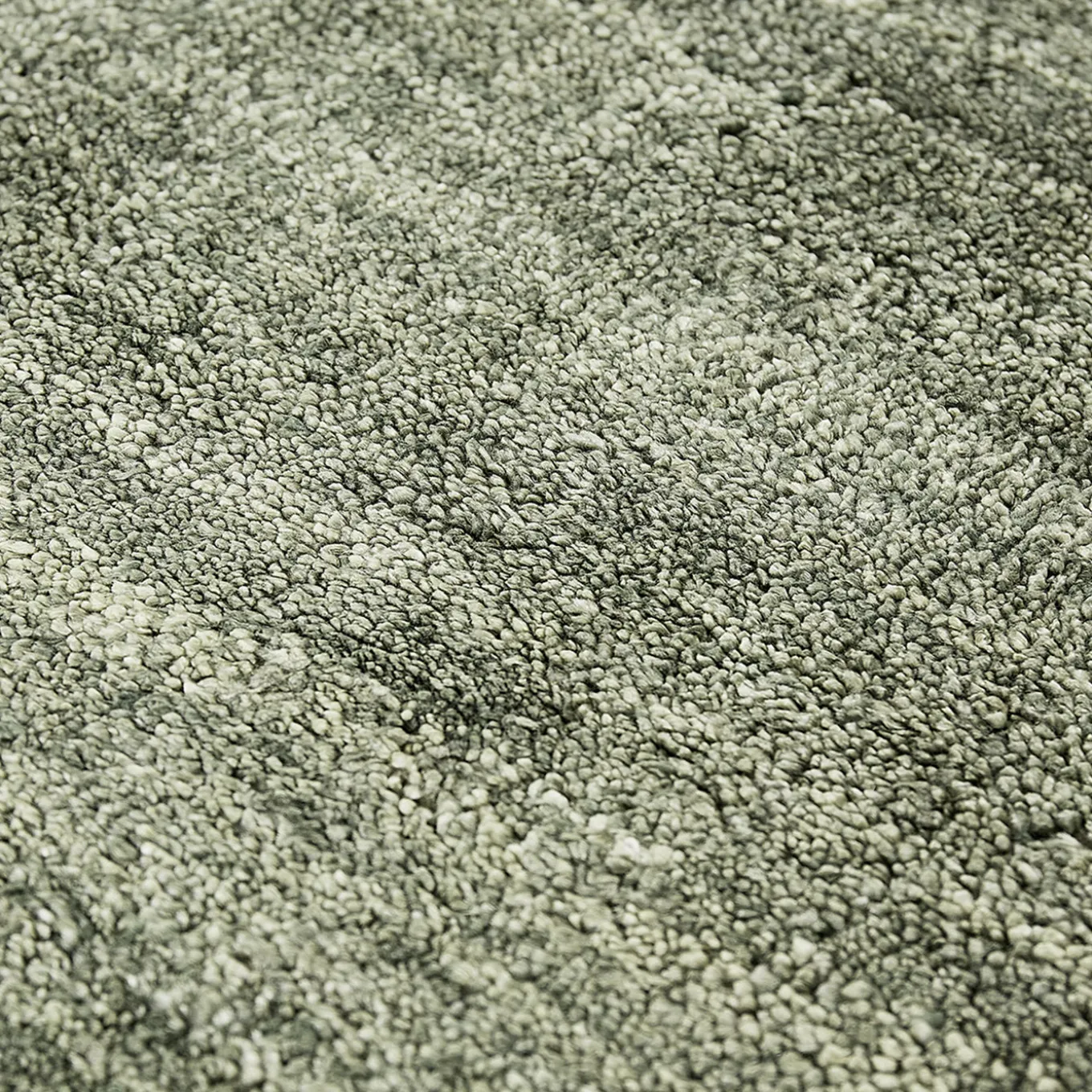 Tappeto Pure Woods in seta di bambù verde