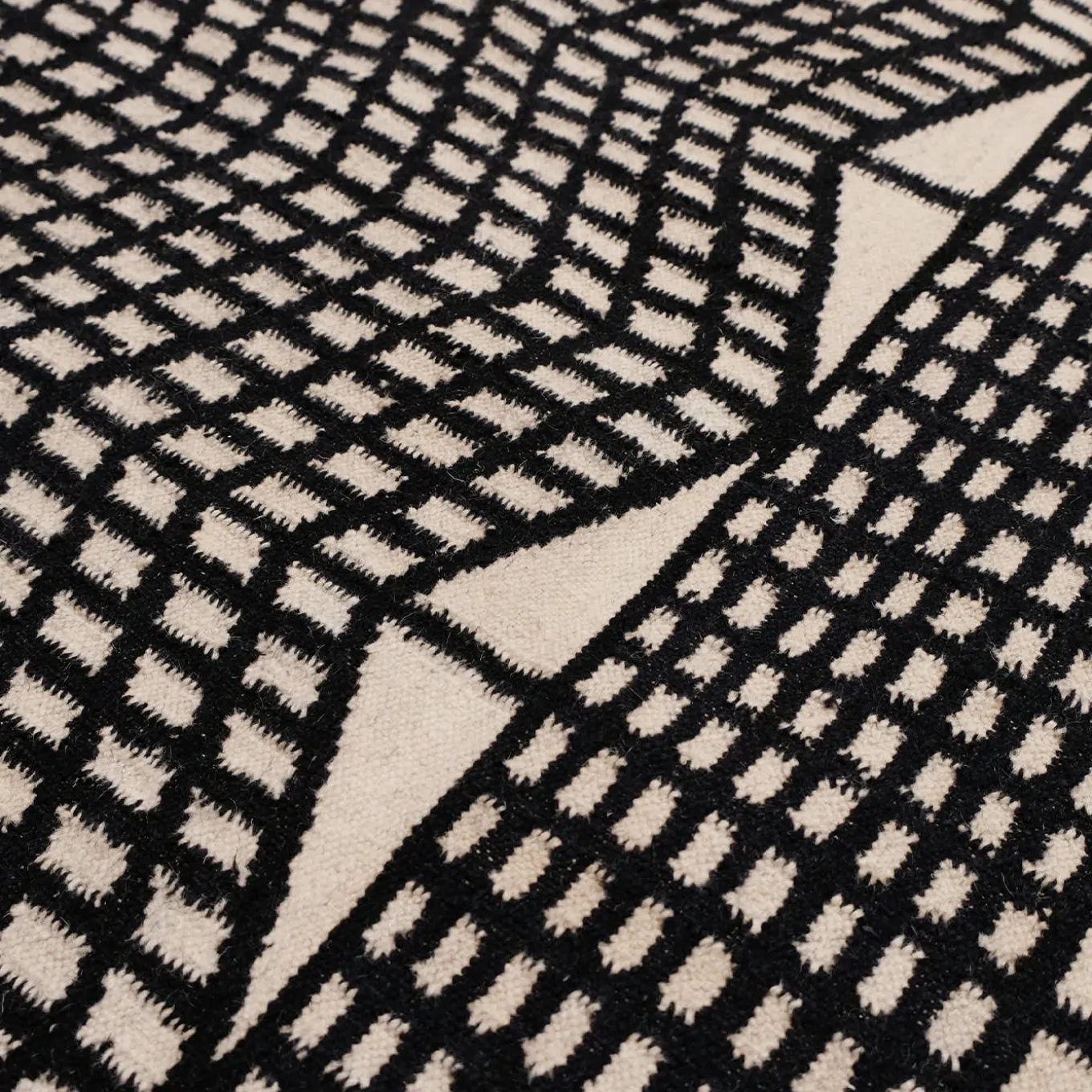 Tappeto regolare Doodle Hatch Kilim