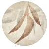 Tappeto rotondo Madara con foglie grandi