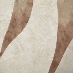 Tappeto rotondo Madara con foglie grandi