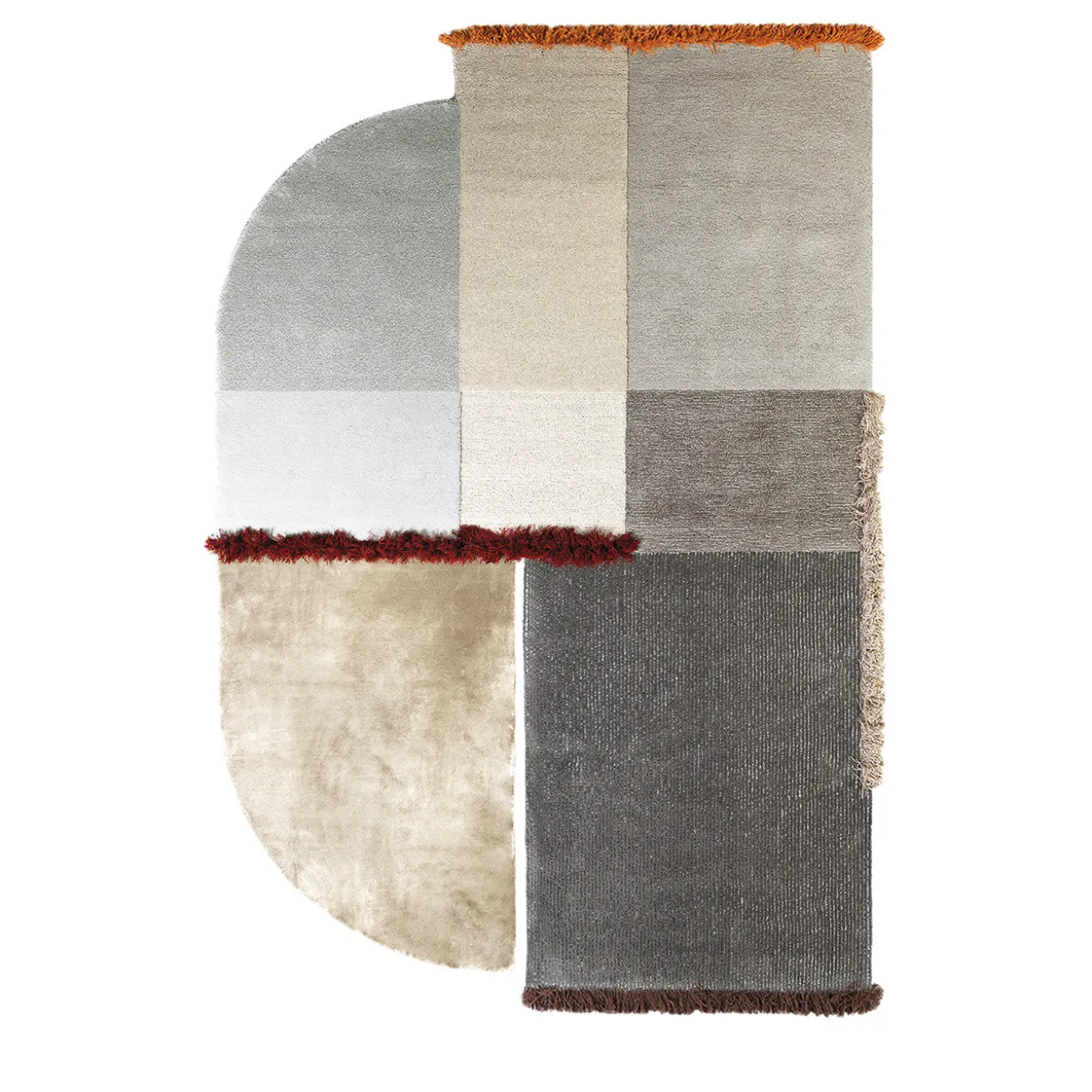 Tappeto Selce #3 grigio pirite di Studio Salaris
