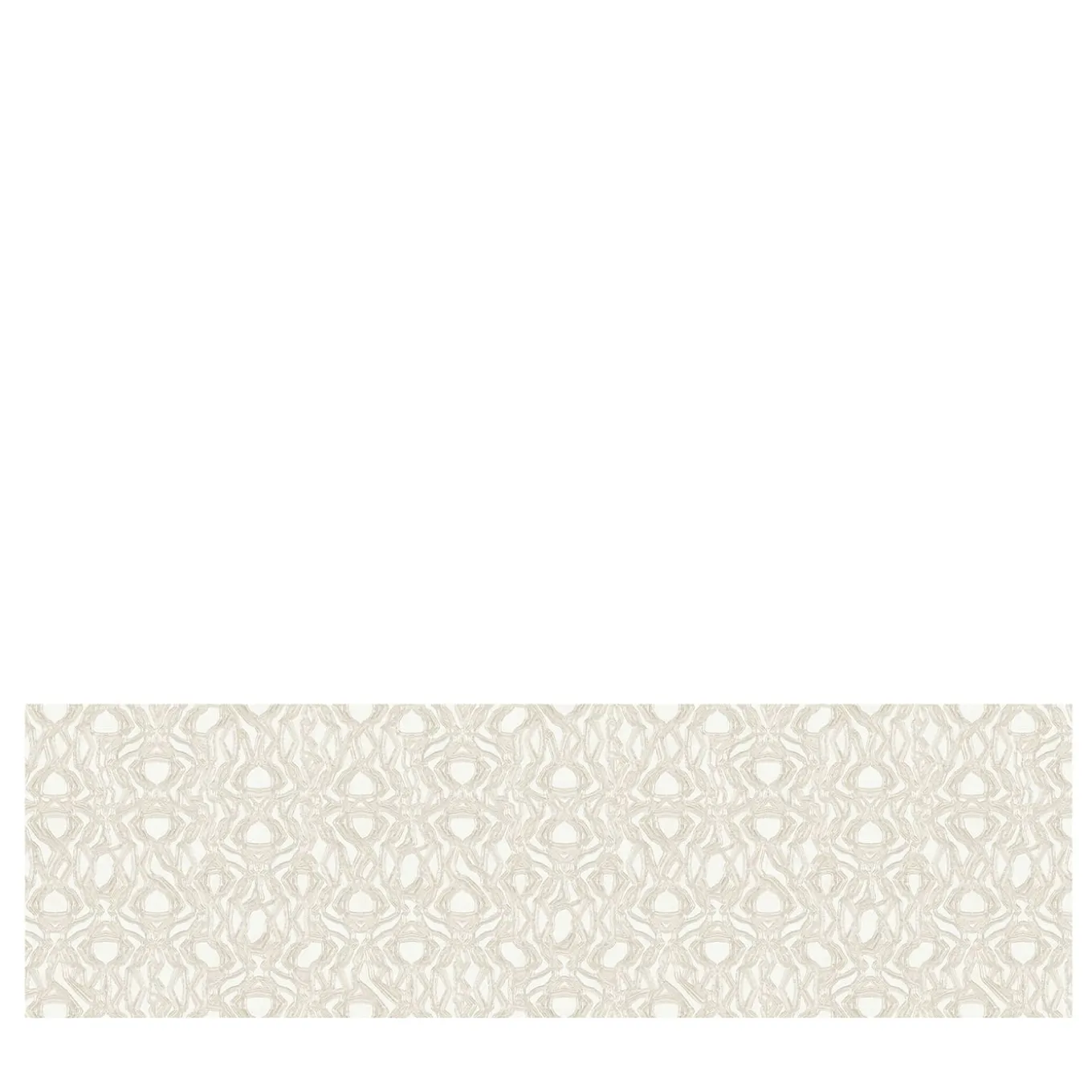 Tessuto da rivestimento Equinox in poliestere Bianco e Beige