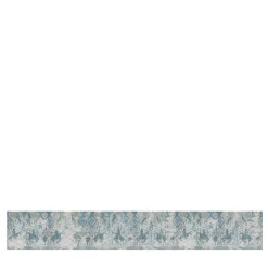 Tessuto da rivestimento in cotone con arazzo azzurro