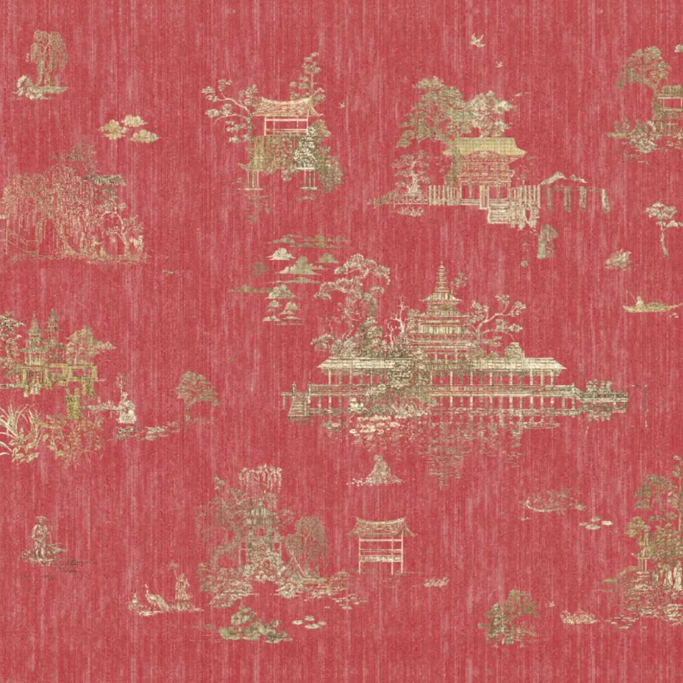 Tessuto di rivestimento murale in poliestere con ore e lampeggi rossi