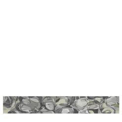 Tessuto murale in cotone grigio Rising Desert