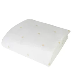 Trapunta Api in Raso Bianco